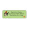 Christmas Cat Custom Return Address Labels