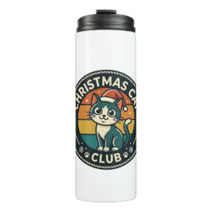 Christmas Cat Cute Kitty Design - Christmas Cat Cl Thermal Tumbler