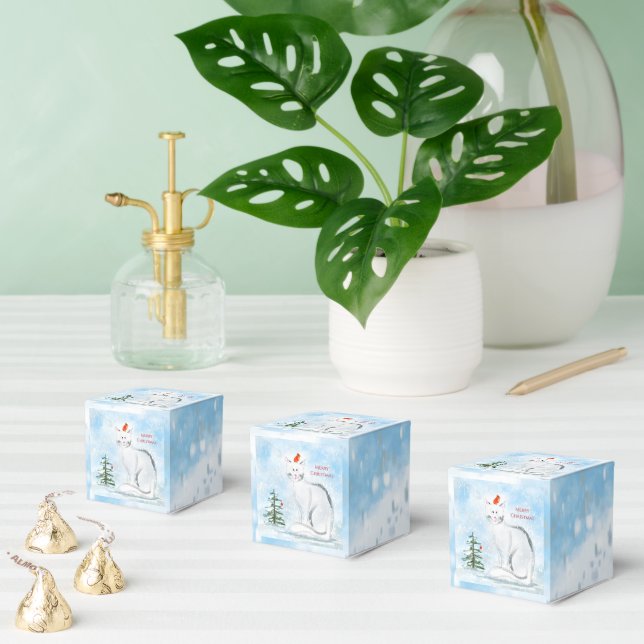 Christmas Cat Favour Box (Multiple)