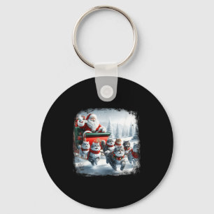 Christmas Cat Funny Cats For Everybody Xmas Men Wo Key Ring