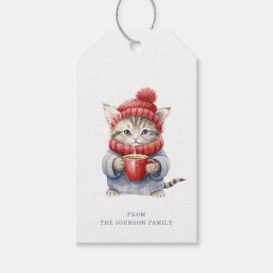 Christmas Cat Gift Tags