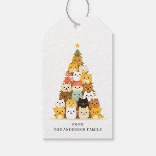 Christmas Cat Gift Tags