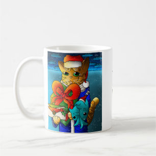 Christmas Cat Guest Coffee Mug