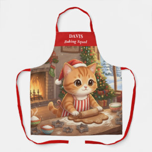Christmas Cat Holiday Baking Apron