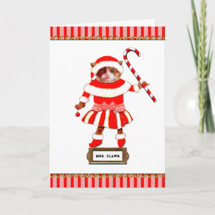 Christmas Cat Holiday Card