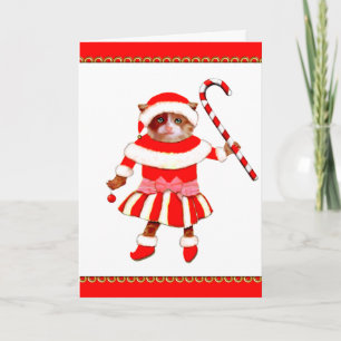 Christmas Cat Holiday Card