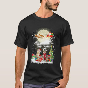 Christmas Cat In Santa Hat Merry Christmas Kitty X T-Shirt