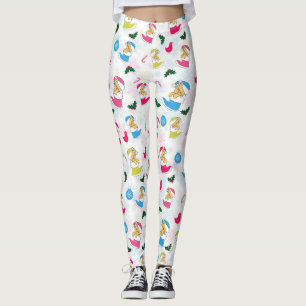 Christmas cat is sleeping leggings