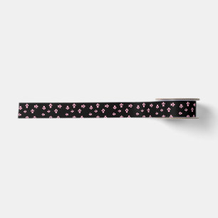 Christmas Cat Kitty Toes Paw Pads Satin Ribbon
