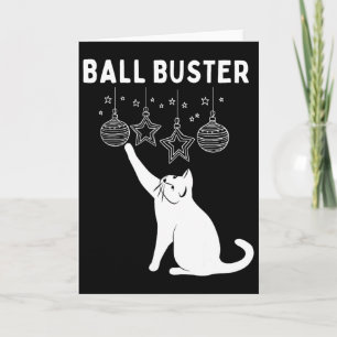 Christmas Cat Ll Buster Xmas Ornaments Funny Holid Card