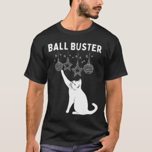 Christmas Cat Ll Buster Xmas Ornaments Funny Holid T-Shirt