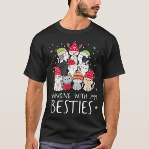 Christmas Cat Lover Christmas Tree Kawaii Cat Best T-Shirt