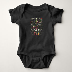 Christmas Cat Lover Gift For Cat Owner Baby Bodysuit