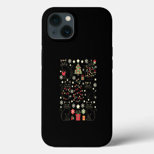 Christmas Cat Lover Gift For Cat Owner iPhone 13 Case