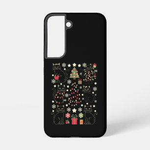 Christmas Cat Lover Gift For Cat Owner Samsung Galaxy Case