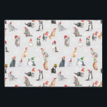 Christmas Cat Lover Gift, Yuletide Xmas Pattern Wrapping Paper Sheet<br><div class="desc">Christmas Cat Lover Gift, Yuletide Xmas Pattern - Makes a perfect Christmas gift for men, women, kids, boys and girls, your family and friends who love Christmas, Santa Claus, Christmas Eve, Christmas tree, family gathering, singing Christmas songs, holiday season, winter, sleighs, elves or reindeers! Merry Christmas & Happy New Year!...</div>