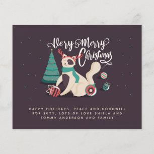 Christmas Cat Lovers Personalised Annual Letter