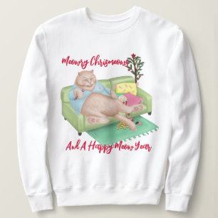 Christmas Cat - Meowry Christmas Sweatshirt