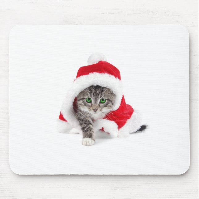 Christmas cat mouse mat (Front)