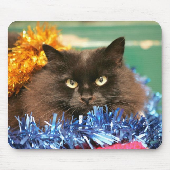 Christmas Cat Mouse Mat (Front)