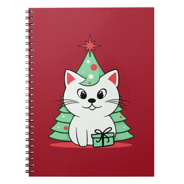 Christmas cat notebook (Front)