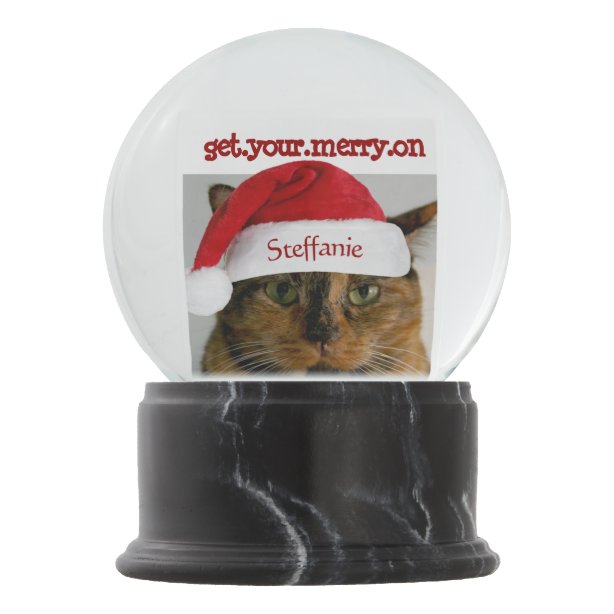 Cat Snow Globes Zazzle.co.uk