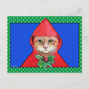 Christmas Cat Postcard