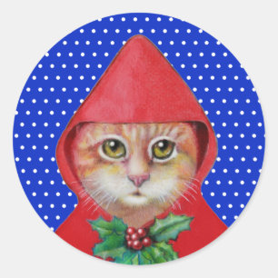 Christmas Cat Stickers