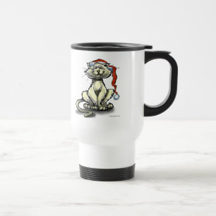 Christmas Cat Travel Mug