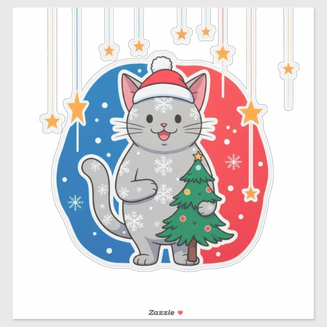 🐱 Christmas Cat Tree Decor For Cat Lovers 🎄 (Sheet)