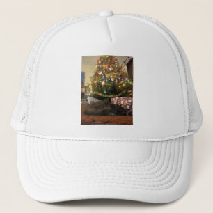 Christmas Cat Trucker Hat