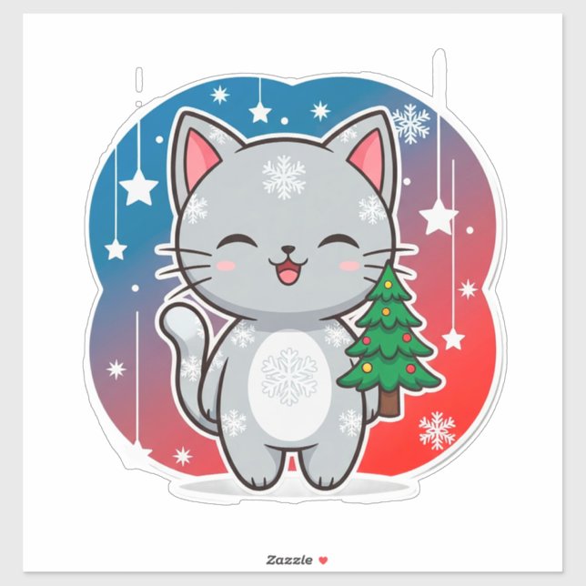 🐱 Christmas Cat Winter Decor For Cat Lovers ❄️ (Sheet)