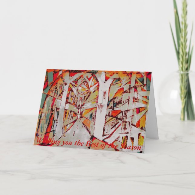 Christmas Cathedral Holiday Card (Front)