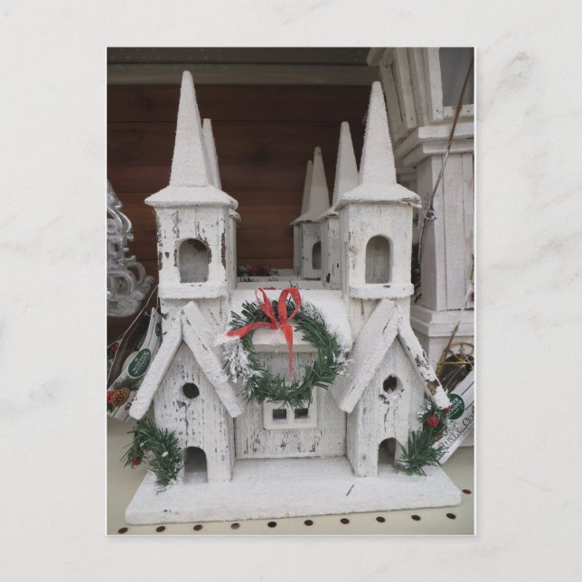 Christmas Cathedral Holiday Postcard (Front)