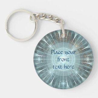 Christmas Cathedral Window Key Ring