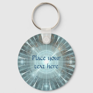 Christmas Cathedral Window Key Ring