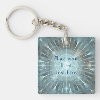 Christmas Cathedral Window Key Ring
