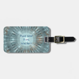 Christmas Cathedral Window Luggage Tag