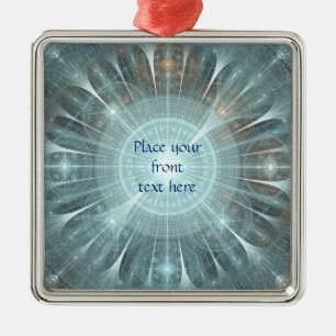 Christmas Cathedral Window Metal Tree Decoration