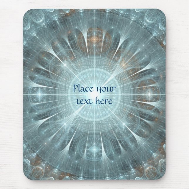 Christmas Cathedral Window Mouse Mat (Front)