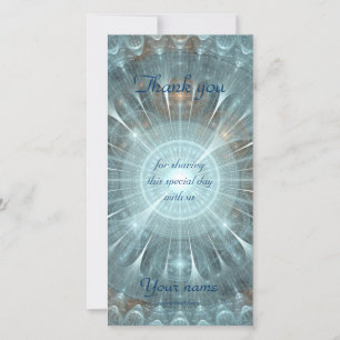 Christmas Cathedral Window Thank You Card