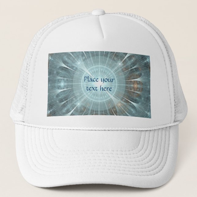 Christmas Cathedral Window Trucker Hat (Front)