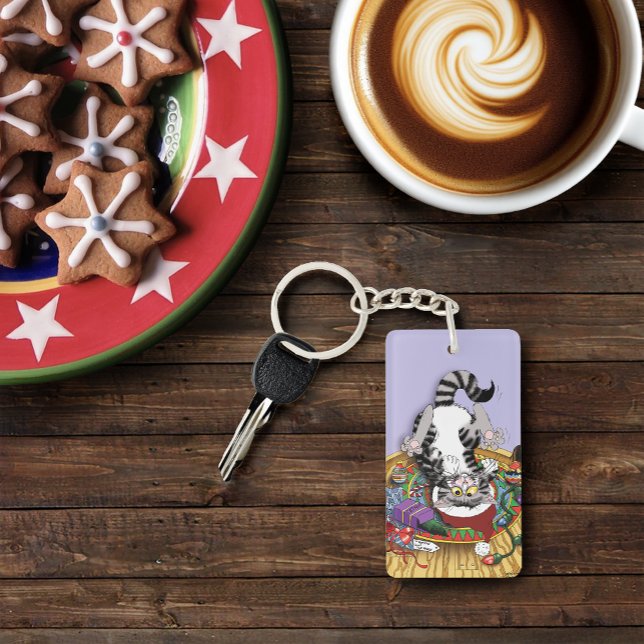 Christmas Catnip Cat Key Ring (Creator Uploaded)