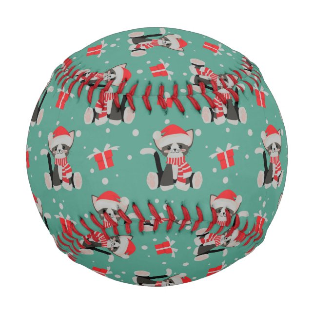 Christmas Cats Baseball (Front)