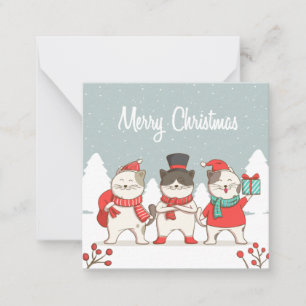 Christmas Cats Card