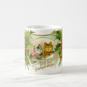 Christmas cats coffee mug