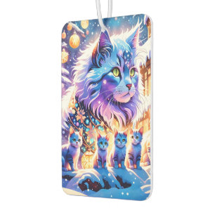 Christmas Cats Display Car Air Freshener