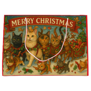 "Christmas Cats" Gift Bag