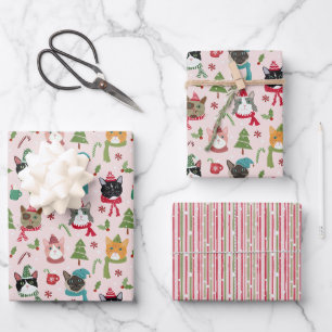 Christmas Cats Gift Wrap