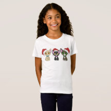 Christmas Cats Girls Shirt!